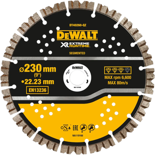 DeWalt Extreme Runtime Diamantschijf 230mm/22.2mm