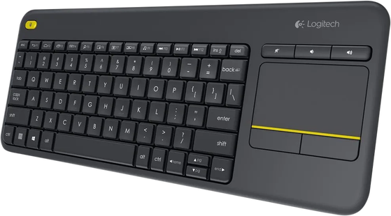 Logitech K400 Plus Wireless Touch Zwart QWERTY