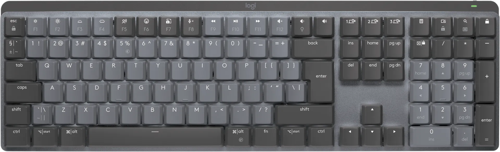 Logitech MX Mechanical Draadloos Toetsenbord Metaal