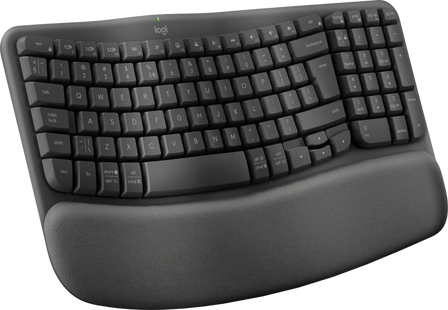 Logitech Wave Keys Draadloos Ergonomisch Toetsenbord QWERTY