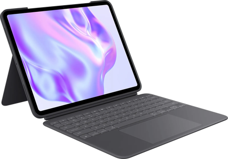 Logitech Combo Touch Apple iPad Pro 13 (2025/2024) Toetsenbord Hoes QWERTY Grijs