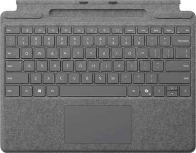 Microsoft Surface Pro 13 Inch Type Cover met penopslag Platina Qwerty