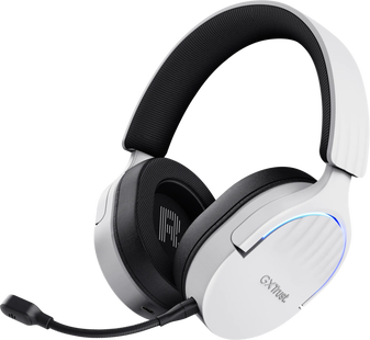 Trust Fayzo GXT491 Draadloze PC/PlayStation headset Wit
