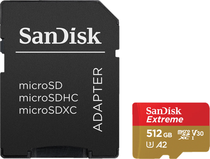 SanDisk MicroSDXC Extreme 512GB 130MB/s
