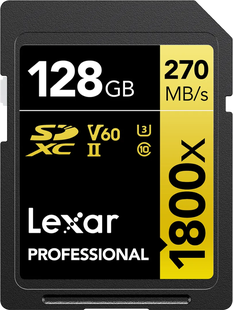 Lexar Professional SDXC 1800x GOLD 128GB 180MB/s