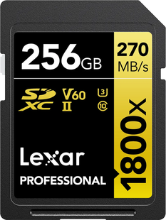 Lexar Professional SDXC 1800x GOLD 256GB 180MB/s
