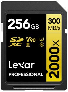 Lexar Professional SDXC 2000x GOLD 256GB 260MB/s