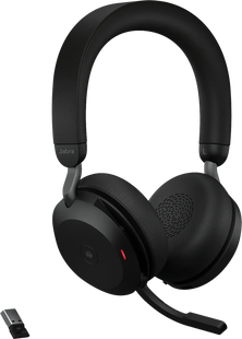 Jabra Evolve2 USB A MS TEAMS 75 Draadloze Office Headset Zwart