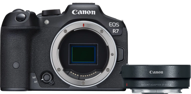 Canon EOS R7 + EF-EOS R Adapter