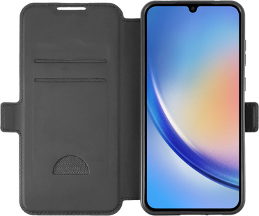 BlueBuilt Samsung Galaxy A35 Book Case Zwart