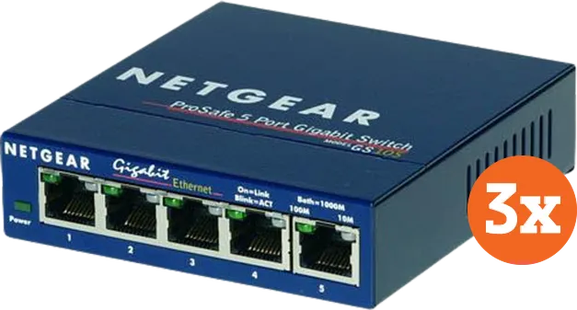 Netgear GS105 3-Pack