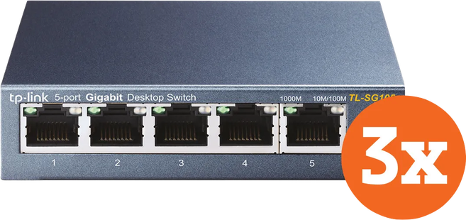 TP-Link TL-SG105 3-Pack