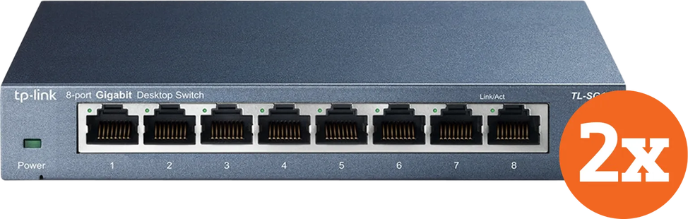 TP-Link TL-SG108 Duo Pack