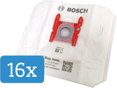 Bosch BBZ16GALL stofzuigerzak (16 stuks)