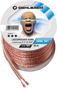 Oehlbach Luidsprekerkabel (2 x 1,5 mm) 10 meter