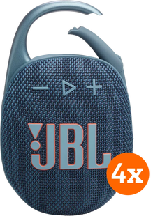 JBL Clip 5 Blauw 4-pack