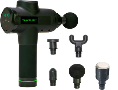 Tunturi Massage Gun + Massagekop Warm en Koel