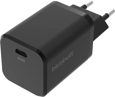 BlueBuilt Power Delivery Oplader met Usb C Poort 65W Zwart