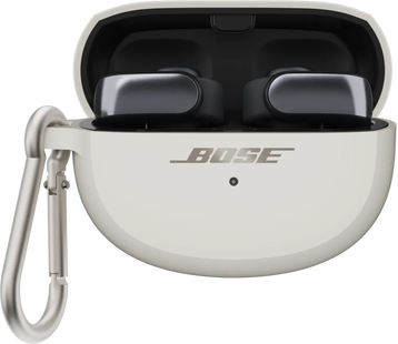 Siliconen opbergetui voor Bose Ultra Open oordopjes Wit