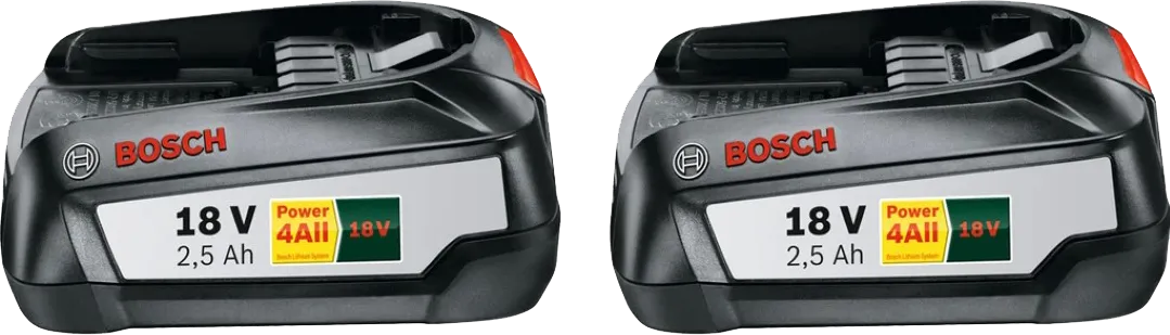 Bosch 18V 2,5 Ah Accu 2-pack