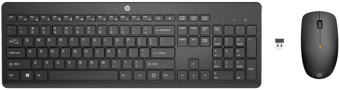 HP 230 Draadloze Toetsenbord en Muis QWERTY