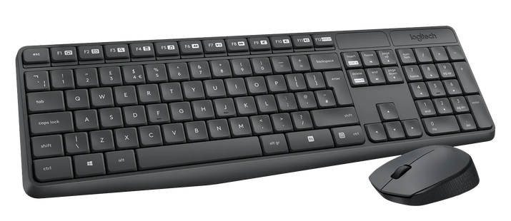 Logitech MK235 Draadloze Toetsenbord en Muis QWERTY