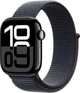 Apple Watch Series 10 4G 42mm Zwart Sport Loop