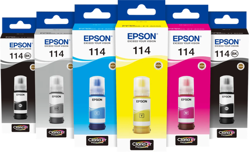 Epson 114 Inktflesje 6-kleuren bundel