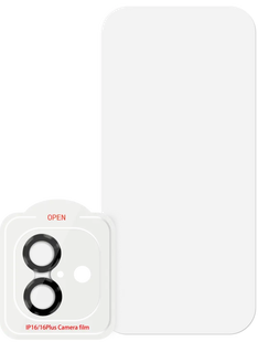 BlueBuilt Apple iPhone 16 Screenprotector Glas + Camera Lens Protector