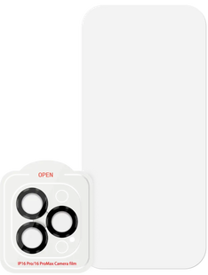 BlueBuilt Apple iPhone 16 Pro Max Screenprotector Glas + Camera Lens Protector