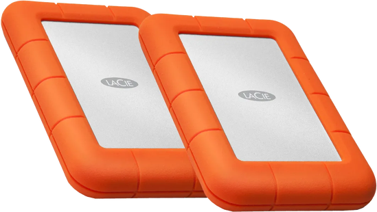LaCie Rugged USB-C 2TB - Duo pack