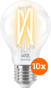 WiZ Smart Filament lamp Standaard 10-pack - Warm tot Koelwit Licht - E27
