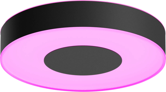 Philips Hue Xamento badkamerplafondlamp - wit en gekleurd licht - zwart - 38cm