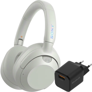 Sony ULT Wear Wit + BlueBuilt Quick Charge Oplader met Usb A Poort 18W Zwart