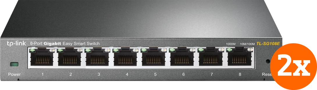TP-Link TL-SG108E Duo-Pack