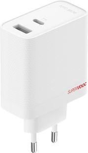 OnePlus SuperVOOC Oplader 80W met 2 Poorten + Usb C kabel
