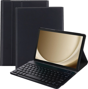 Just in Case Premium Samsung Galaxy Tab A9 Plus Toetsenbord Hoes QWERTY Zwart