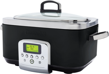 GreenPan Elite Slowcooker Zwart 6 Liter
