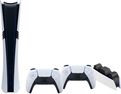 PlayStation 5 Pro Digital Edition + Extra Controller Wit + Oplaadstation