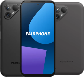 Fairphone 5 256GB Zwart 5G + Fairphone Protective Back Cover Zwart