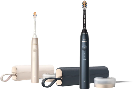 Philips Sonicare Prestige 9900 Blauw en Crème Duo Pack