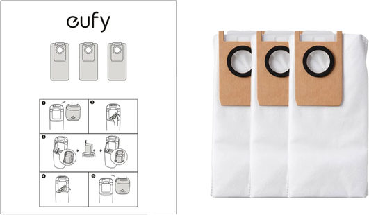 Eufy S1 stofzakken (3 stuks)