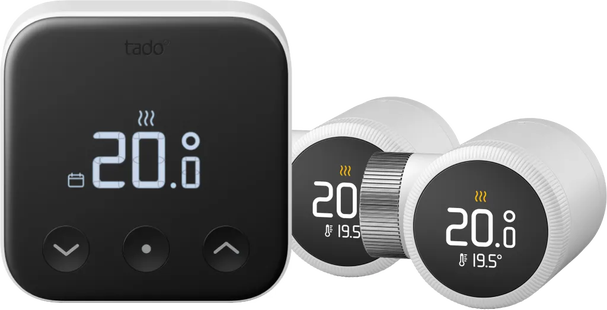 Tado Slimme Thermostaat X Startpakket Draadloos + 2 Radiatorknoppen