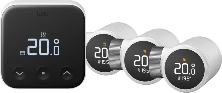 Tado Slimme Thermostaat X Startpakket Draadloos + 3 Radiatorknoppen
