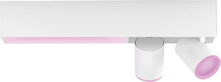 Philips Hue Centris Opbouwspot White and Color - Wit - Rechthoek - 2-spots