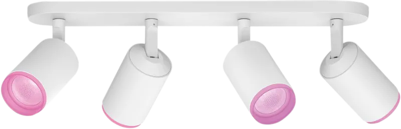 Philips Hue Fugato Opbouwspot White and Color - Wit - 4-spots