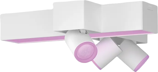 Philips Hue Centris Opbouwspot White and Color - Wit - Kruisvorm - 3-spots