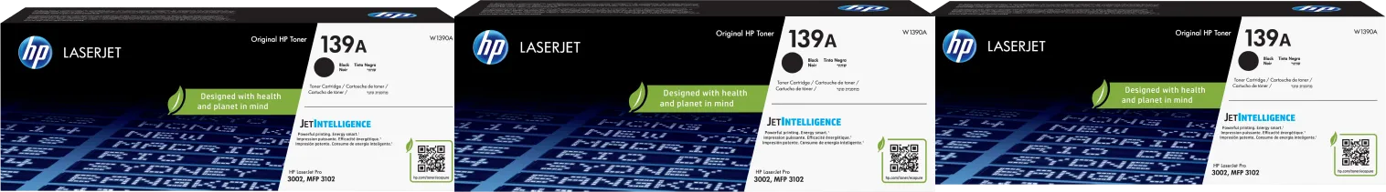 HP 139A Toner Zwart Triple Pack