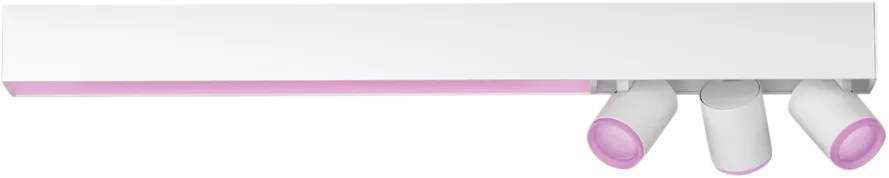 Philips Hue Centris Opbouwspot White and Color - Wit - Rechthoek - 3-spots