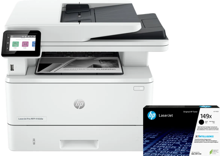 HP LaserJet Pro MFP 4102dw + 1 extra zwarte XL toner